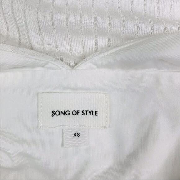 SONG OF STYLE Backless Bodycon Dress Women XS Attach Bodysuit Mesh Fairy Boho - Picture 10 of 12